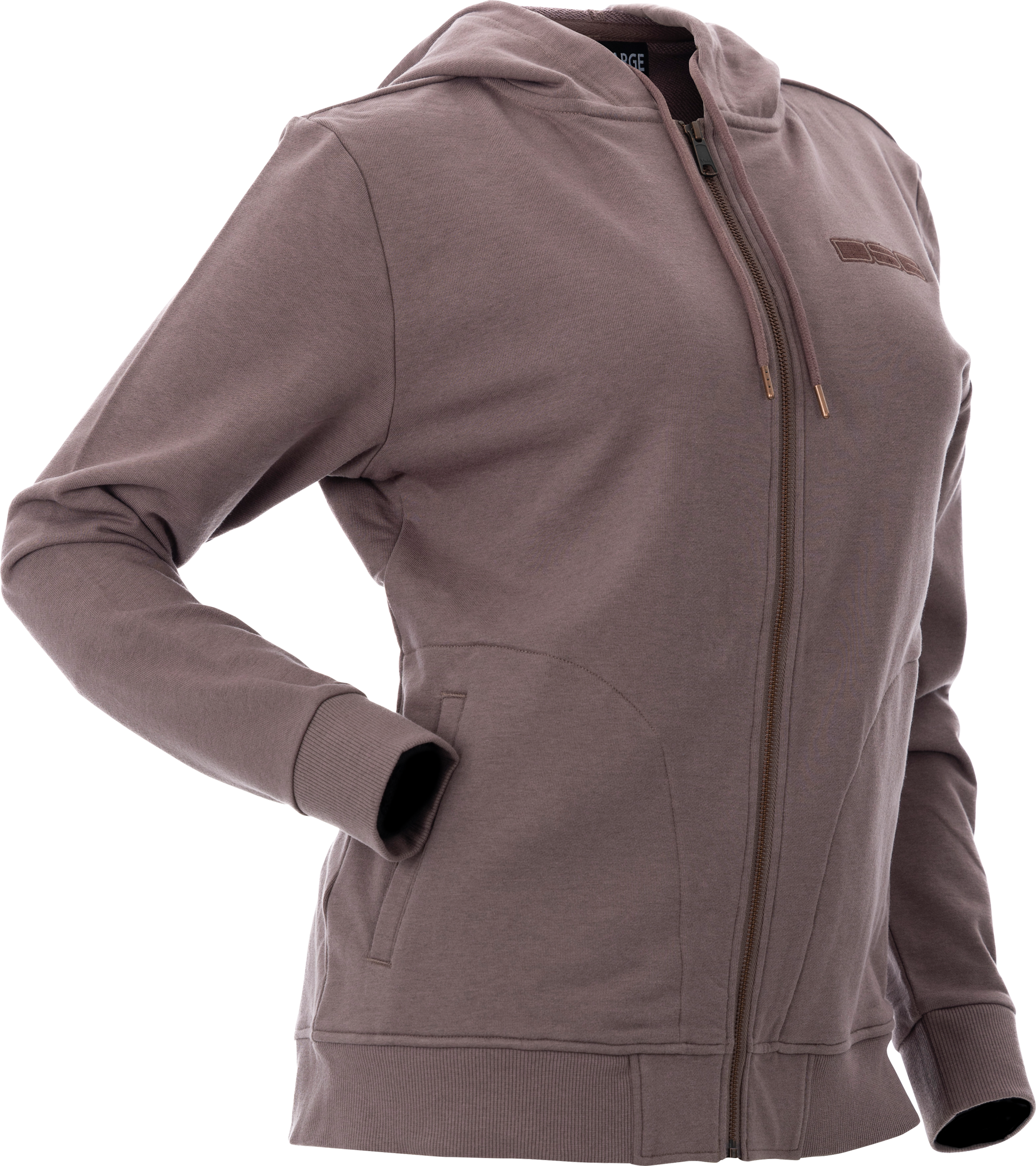 Neve Zip Up Hoodie Smoky Mauve 2xs