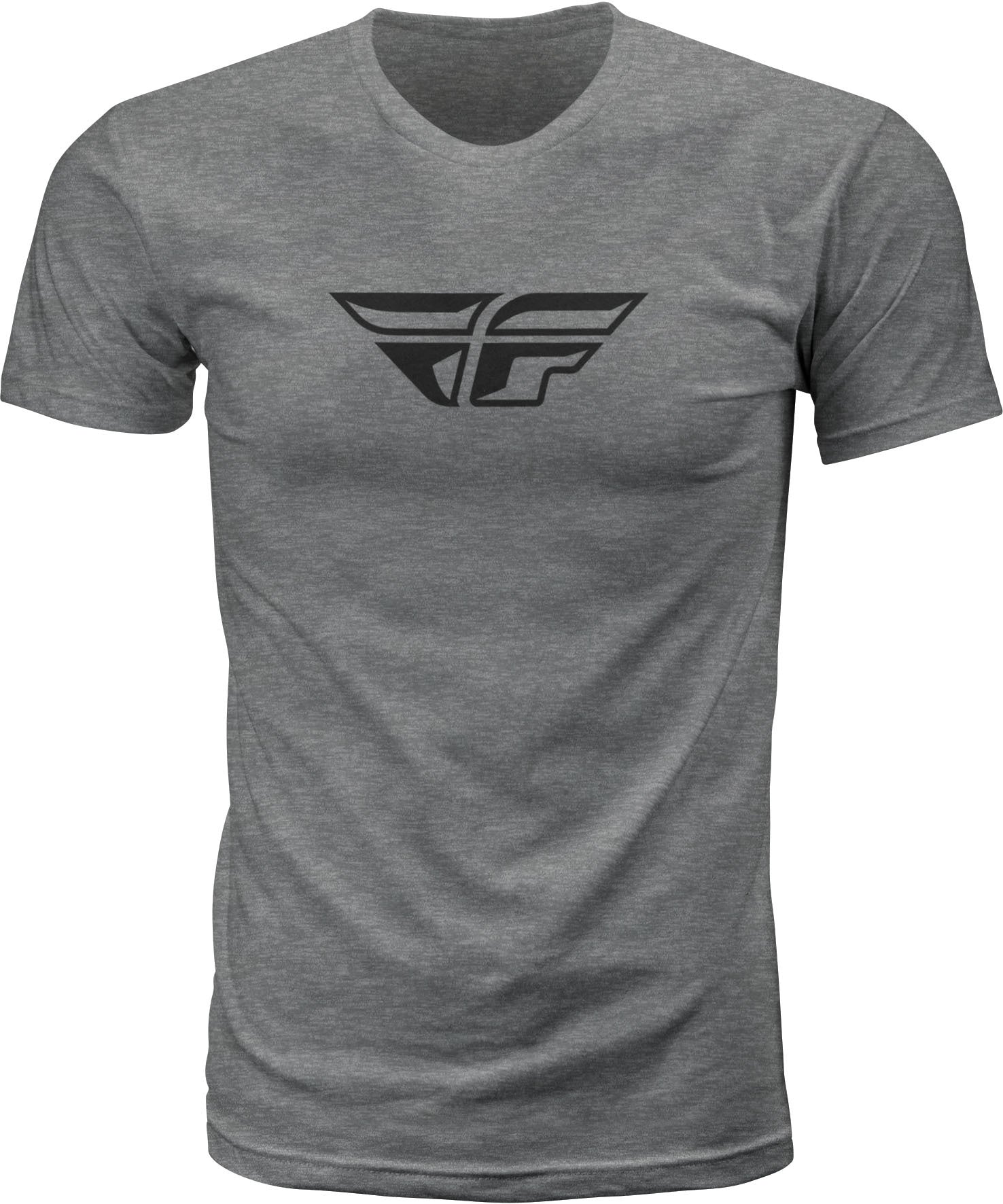 Fly F Wing Tee Dark Grey Heather 2x