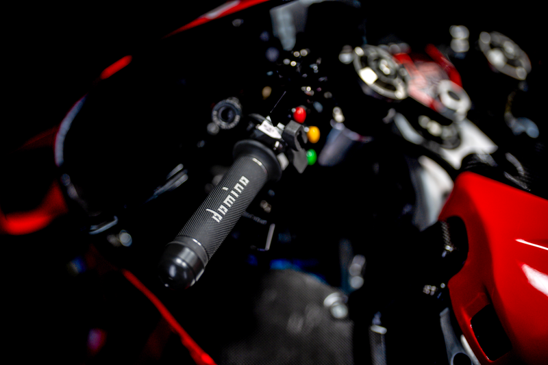 Motogp Grips Black/Grey Pair