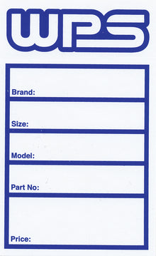 Tire Labels 50/Pk Stickers