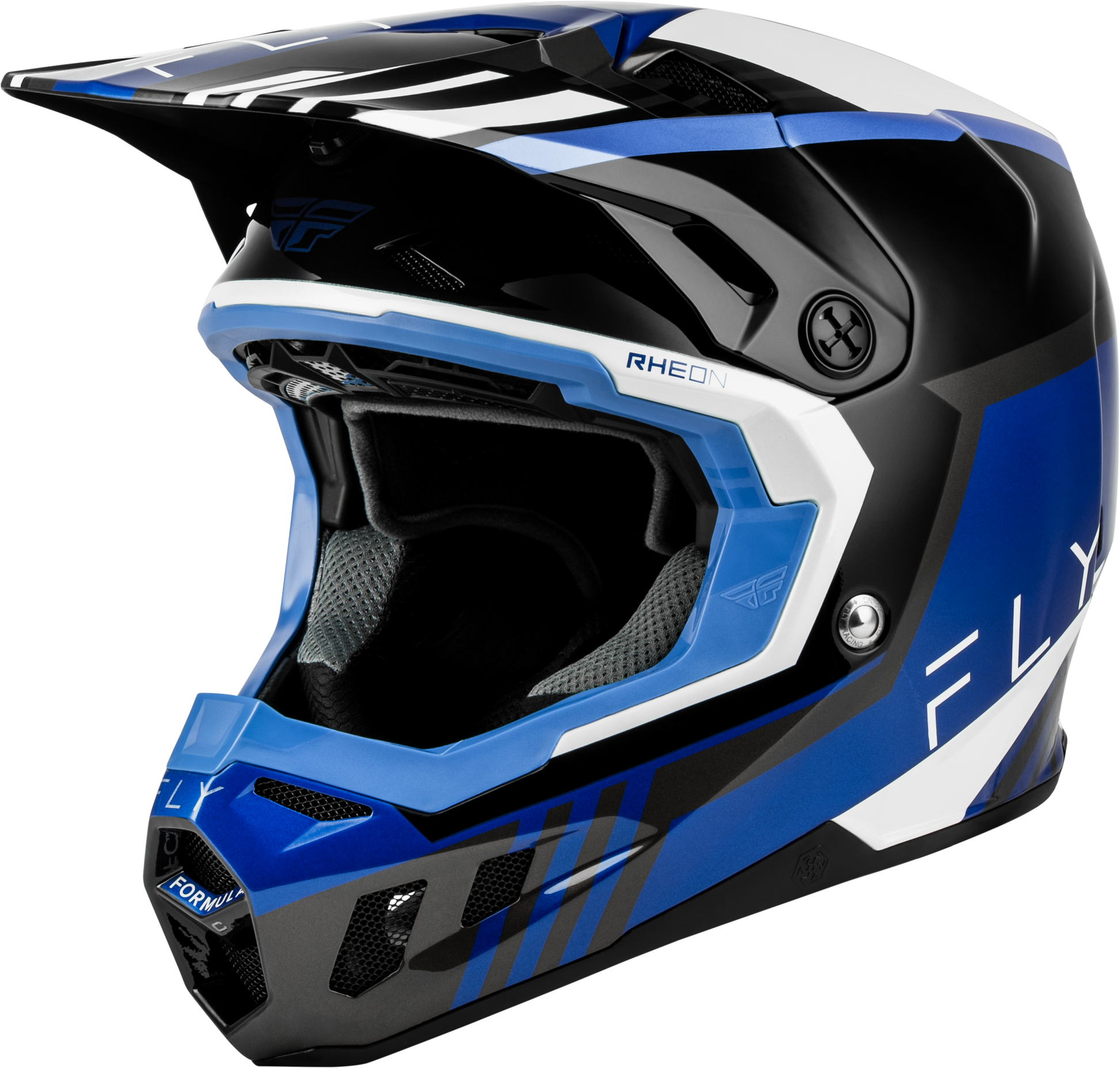 Formula Cc Strike Helmet Black/Blue/Grey/White Lg
