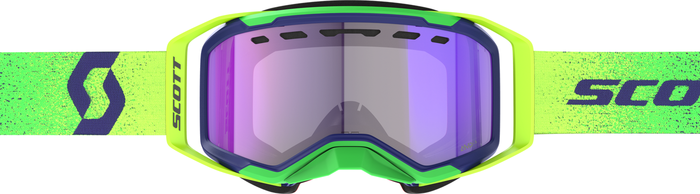 Prospect 2.0 Smb Ls Goggle Mdnt Prp/Sfty Ylw Ls Blue Chrm
