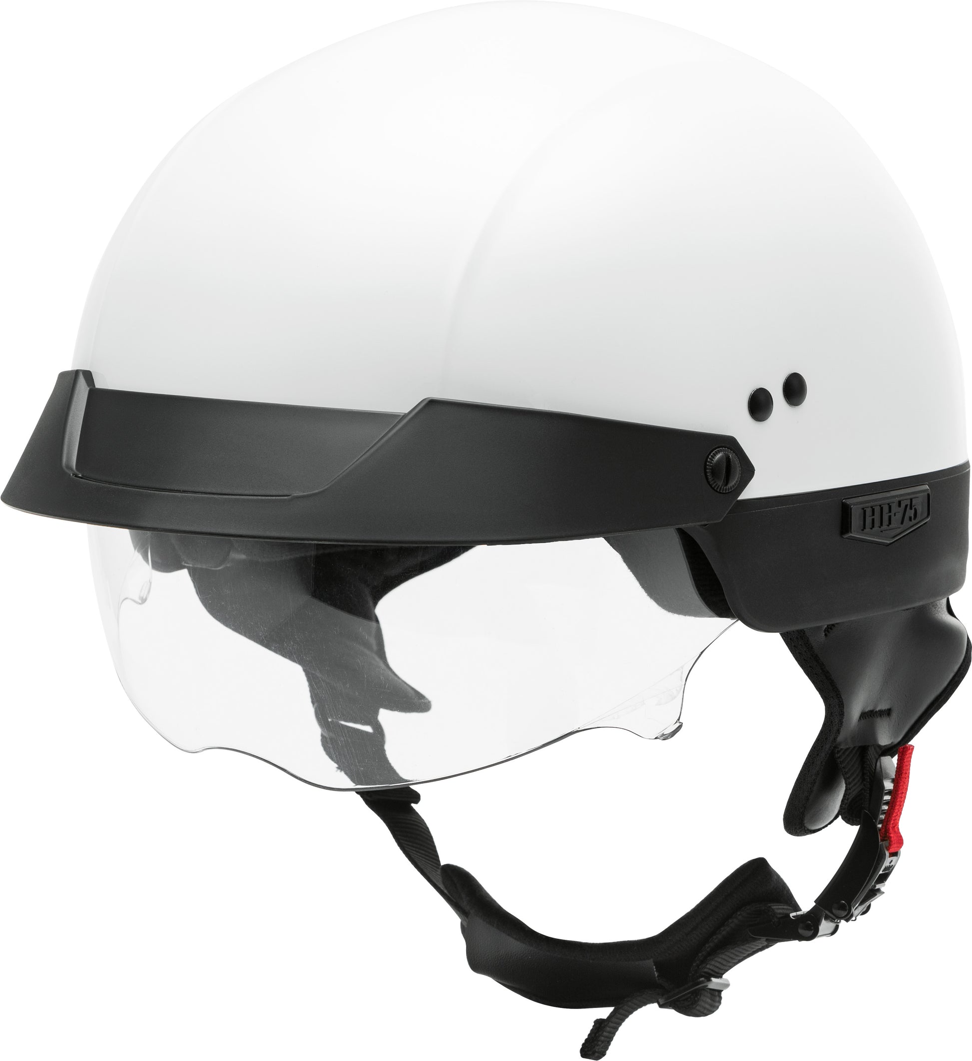 Hh 75 Half Helmet White Lg
