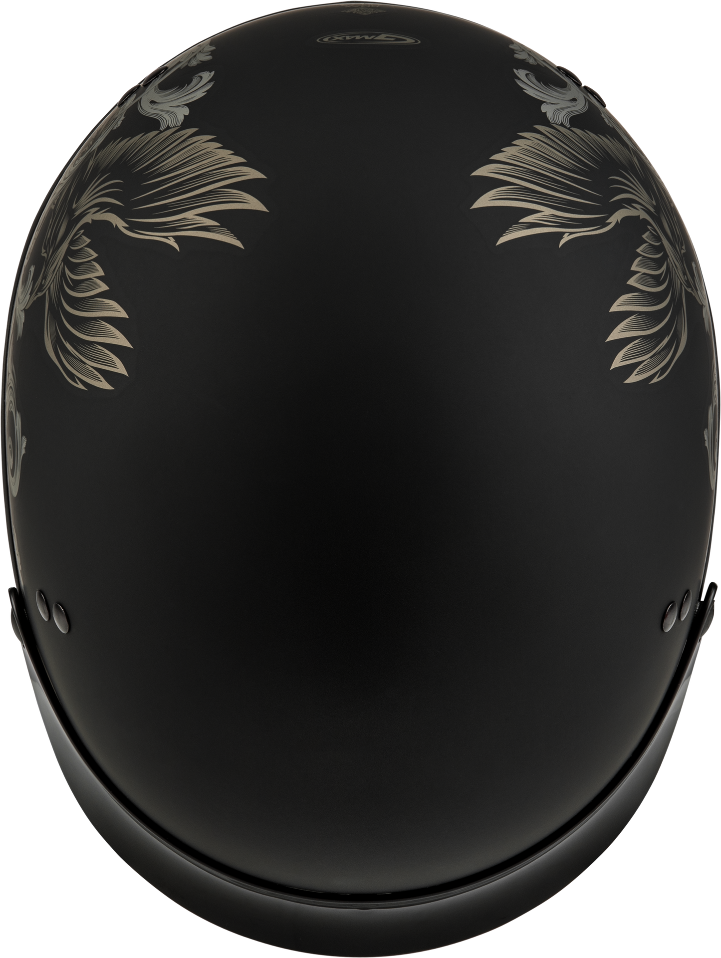 Hh 65 Corvus Helmet W/ Peak Matte Black/Tan Xl