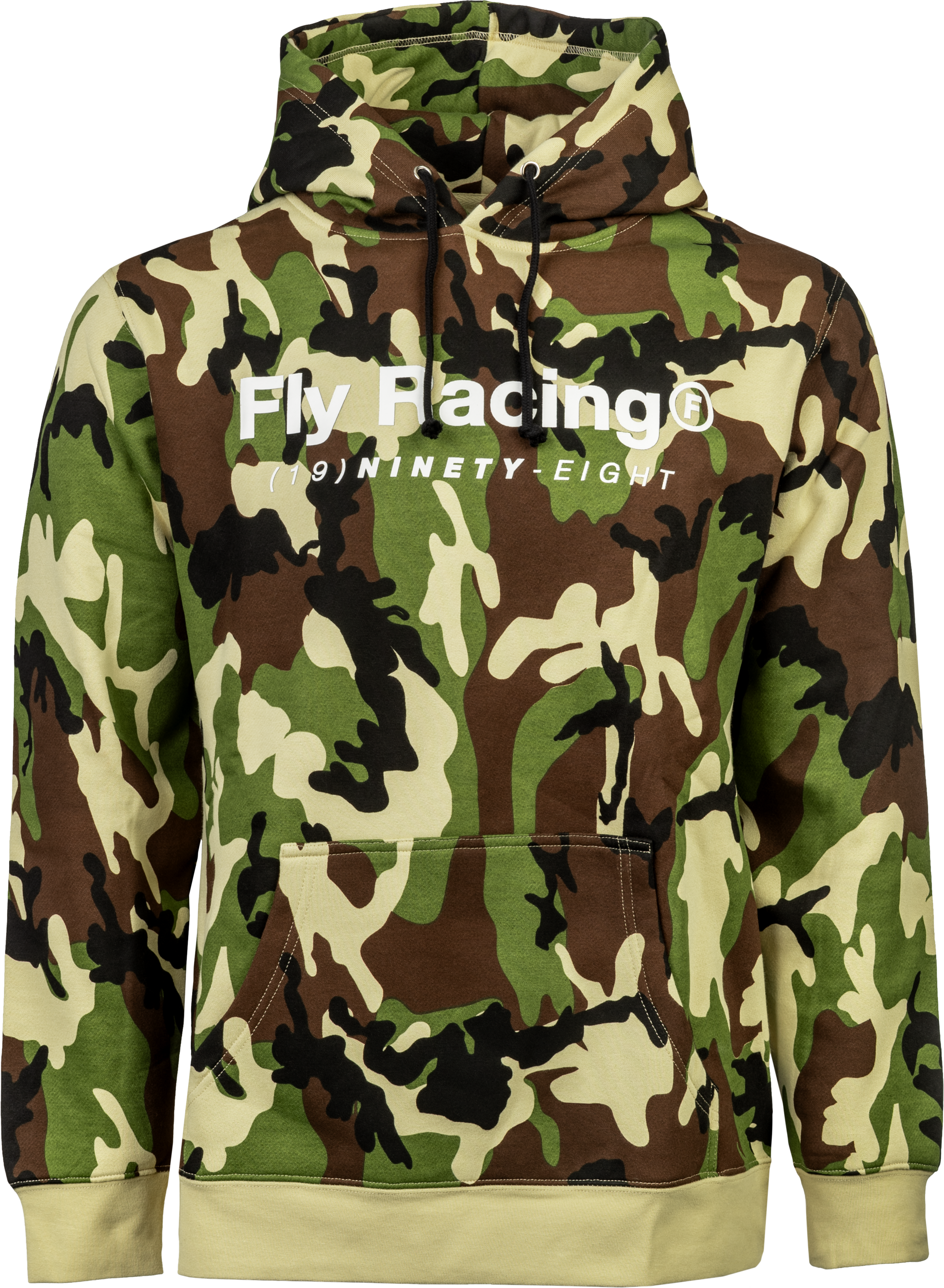 Fly Trademark Hoodie Army Camo Sm