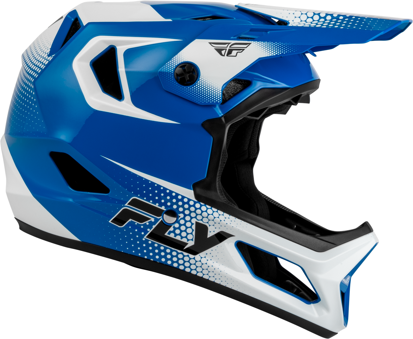 Yth Rayce Sonar Bicycle Hlmt Blue/White/Black Ym