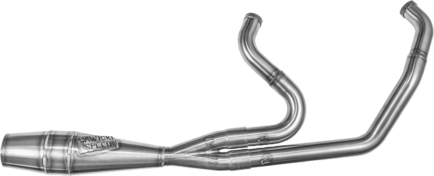 2in1 M8 Softail Shorty Cannon Brushed Ss