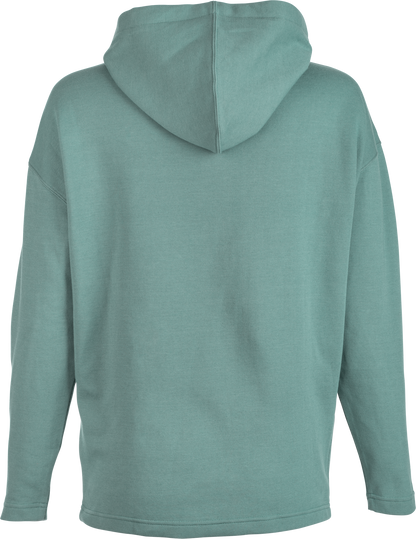 Women's Fly Weekender Hoodie Sage/Black Lg
