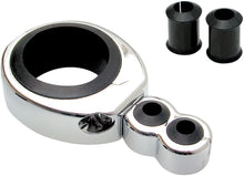 Cable Clamp 1 1/4" 1 1/2" Dual Thr/Clu Chrome