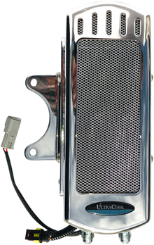 Side Mount Oil Cooler M8 Touring `17 23  Chrome
