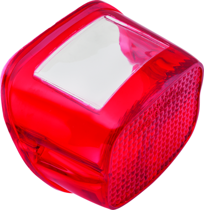 Bikers Choice 73-98 Big Twin And Sportster Replacement Taillight Lens Red Replaces H-D 68034-77