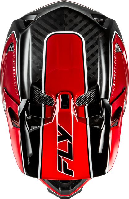 Werx R Flow Carbon Helmet Black Carbon/Red Xl