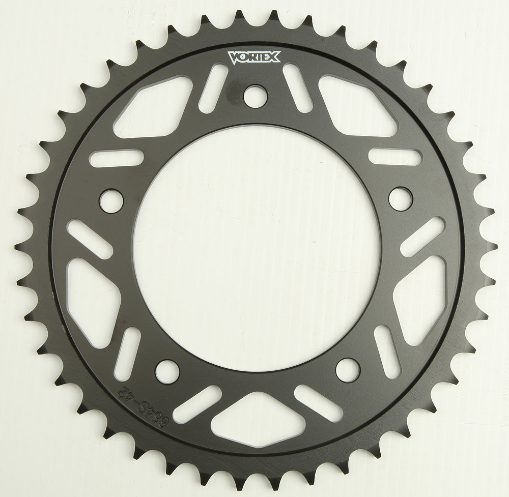 Rear Sprocket Steel 42t 525 Blk Yam