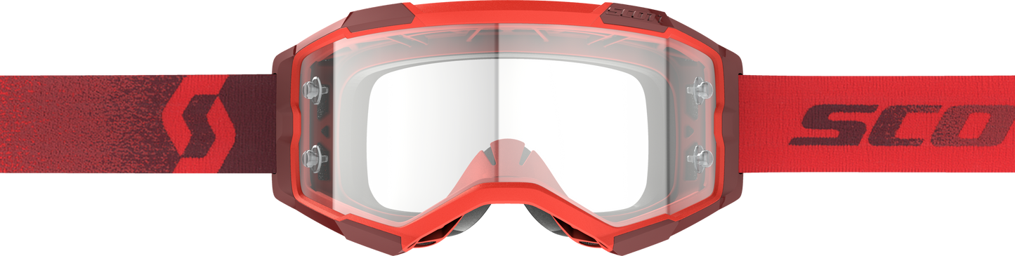 Fury Goggle Red Clear Works