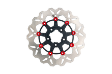 Rotor 11.5" Floating Wave Fr Black/Red Buttons