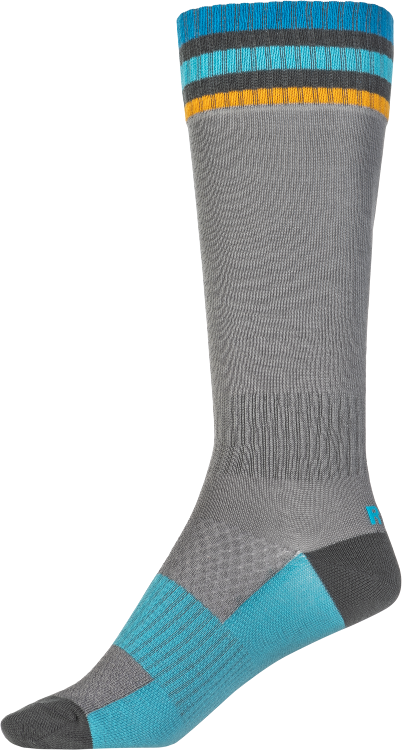 Mx Socks Thin Grey Lg/Xl
