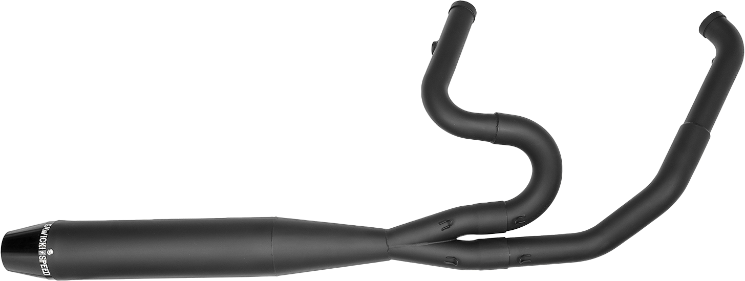 2in1 M8 Flt Mid Length Pipe Black