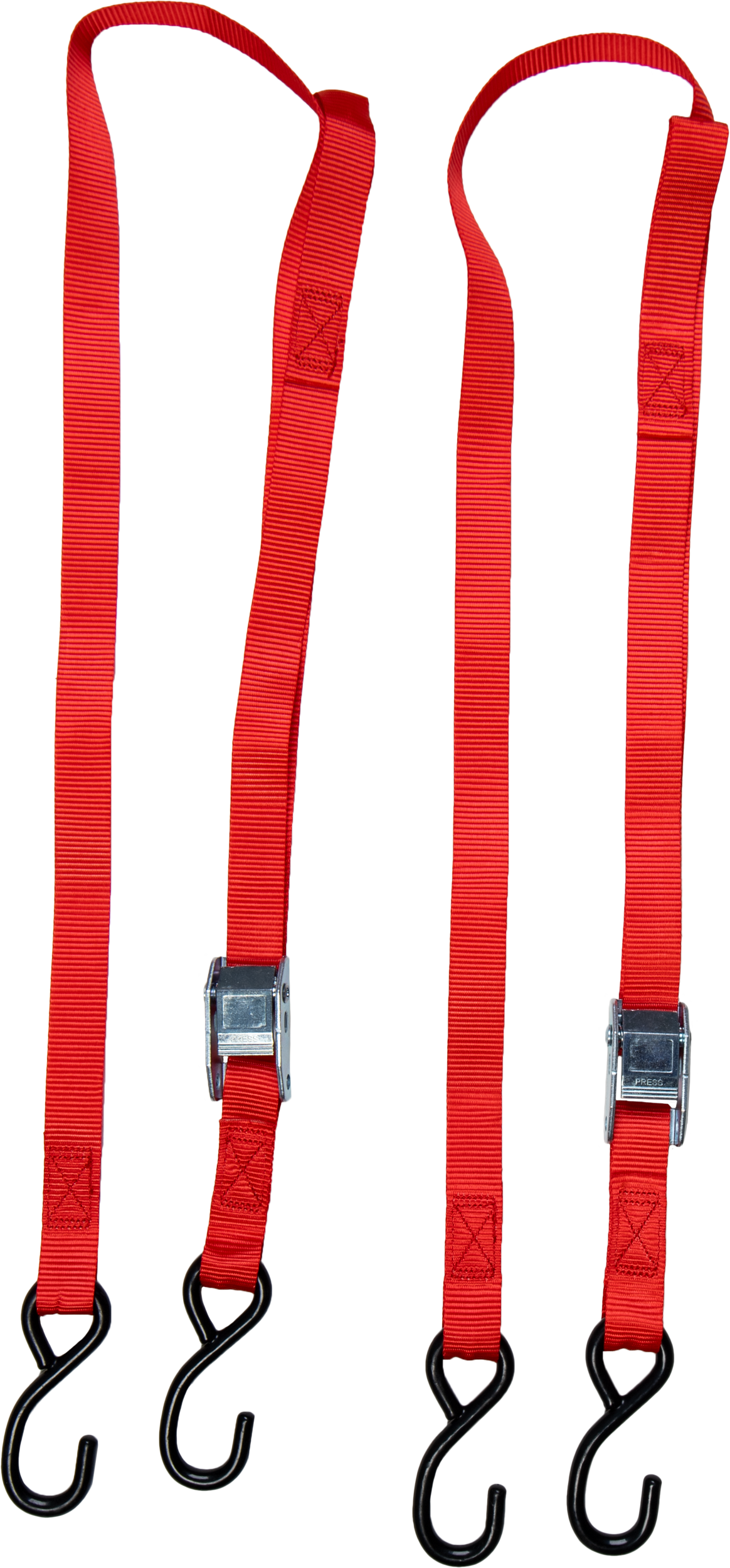 1" X 6' Tie Down Soft Tie Red 2/Pk