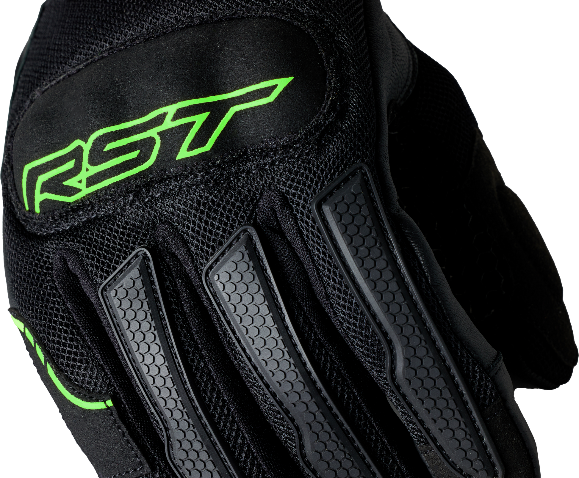 S1 Mesh Ce Glove Black/Neon Green  Lg