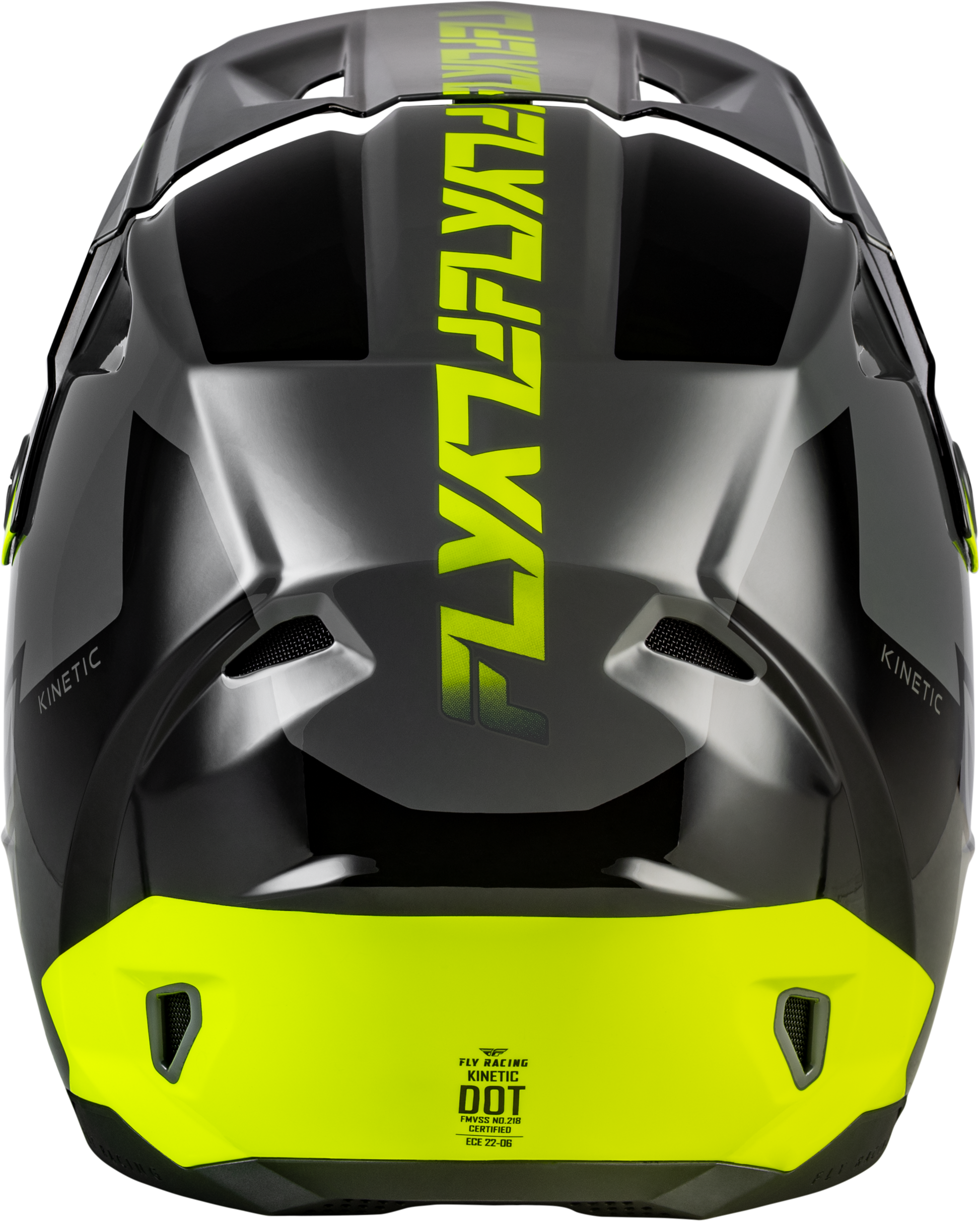 Kinetic Crest Helmet Grey/Black/Hi Vis Lg