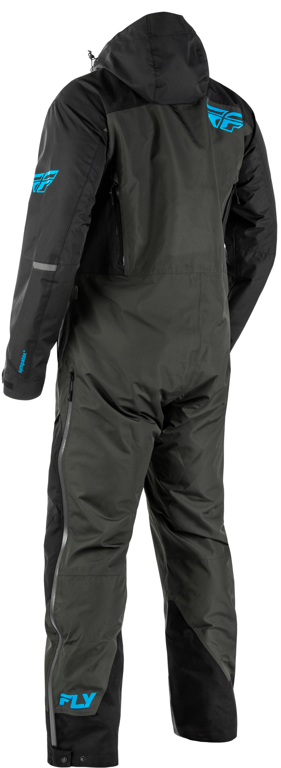 Incline Monosuit Black/Grey/Blue Lt