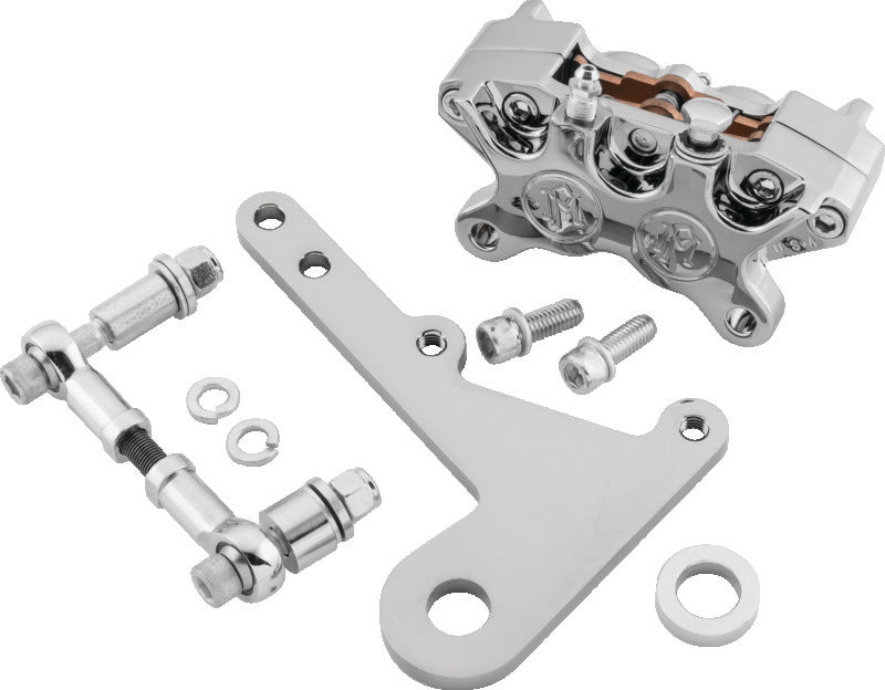 Performance Machine Front Single Brake-Chrome - Chrome