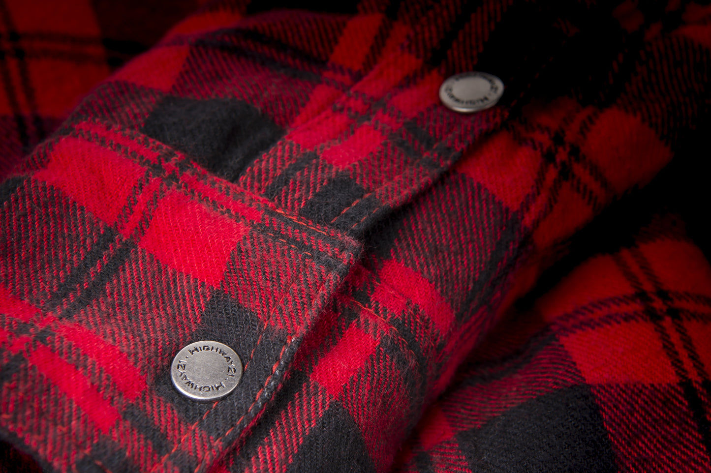 Marksman Flannel Black/Red Lg