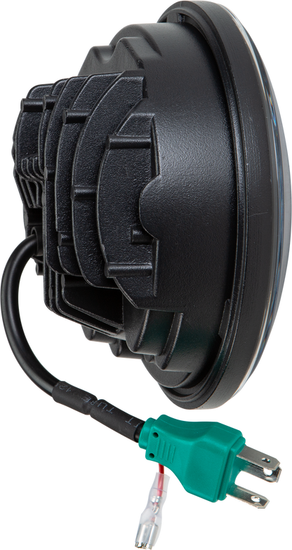Led Headlight 5.75" 80w Black 4000/2200 Lumens