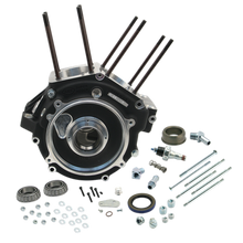 S&S Cycle 84-91 BT w/ Stock Bore Super Stock Alternator Style Crankcase - Wrinkle Black
