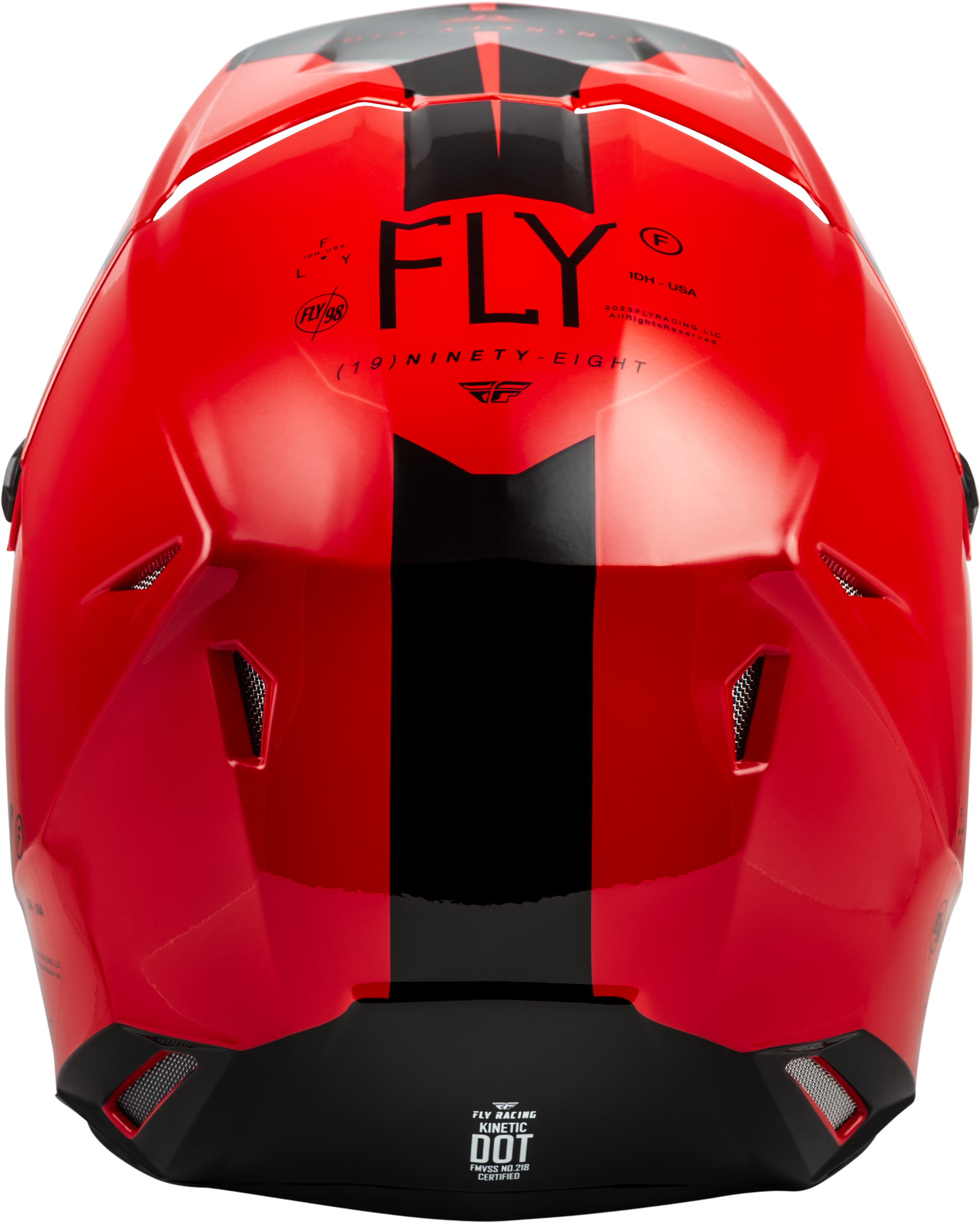 Kinetic Lite Rival Helmet Gloss Red/Black Lg