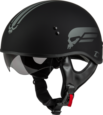Hh 65 Retribution Helmet Matte Black/Silver Md