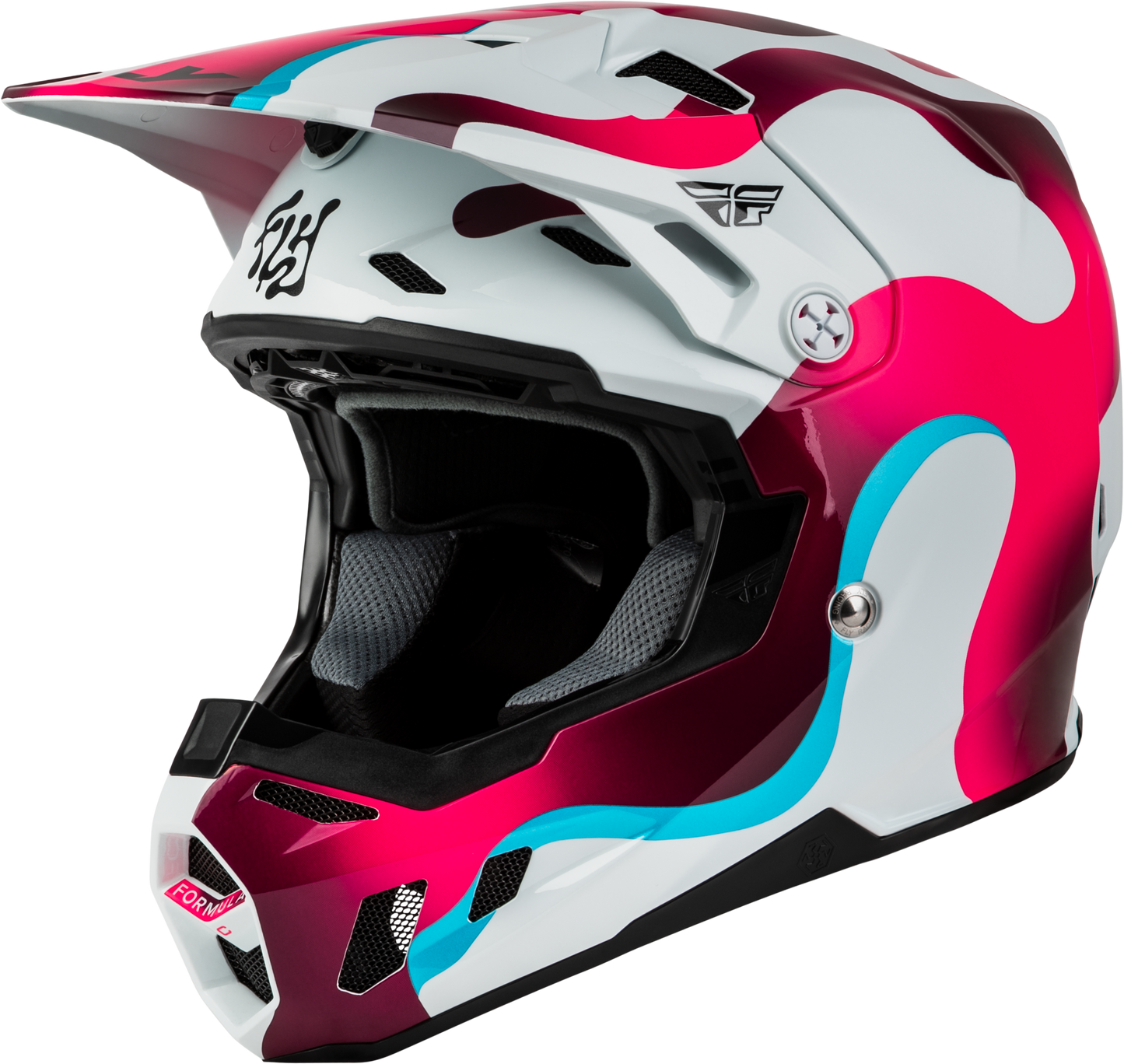 Formula Cc Vibe Helmet White/Pink/Blue Xl