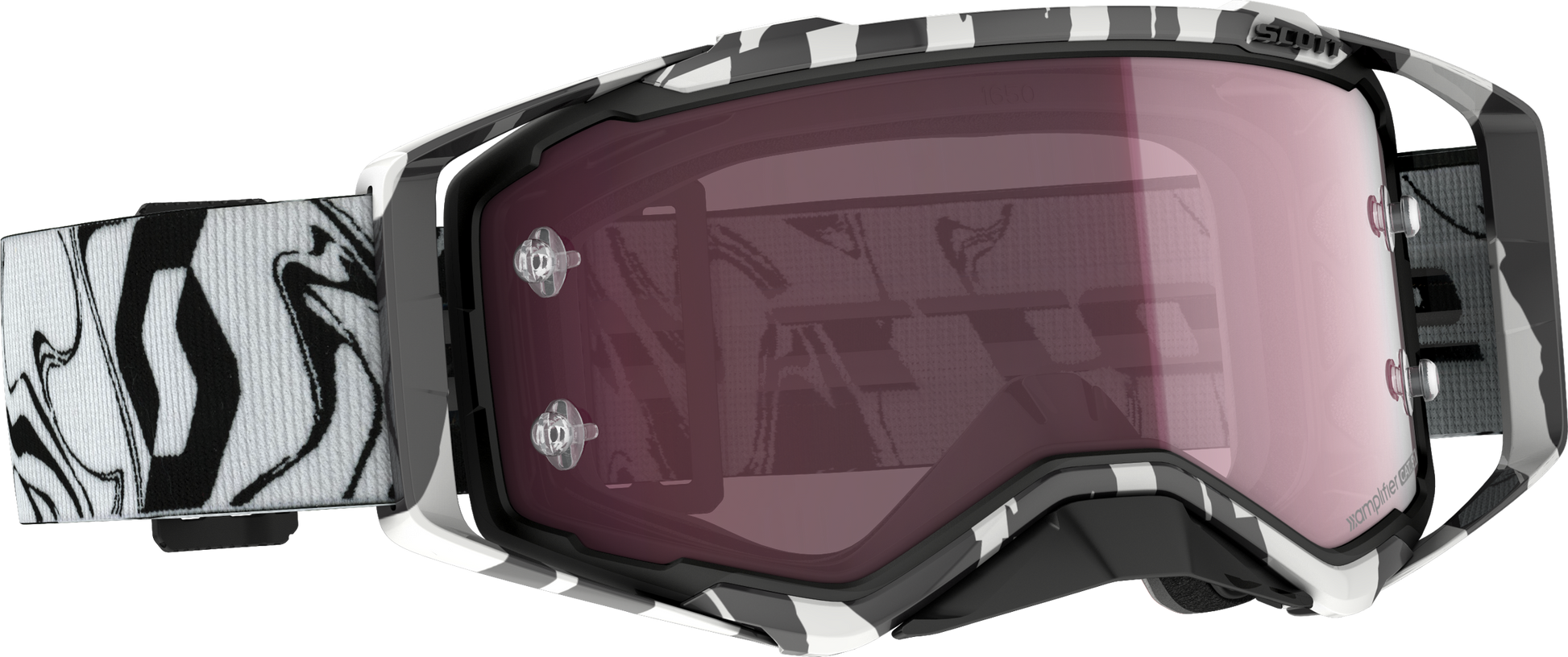 Prospect Goggle Mrbl Black/White W/Rose Amp Works
