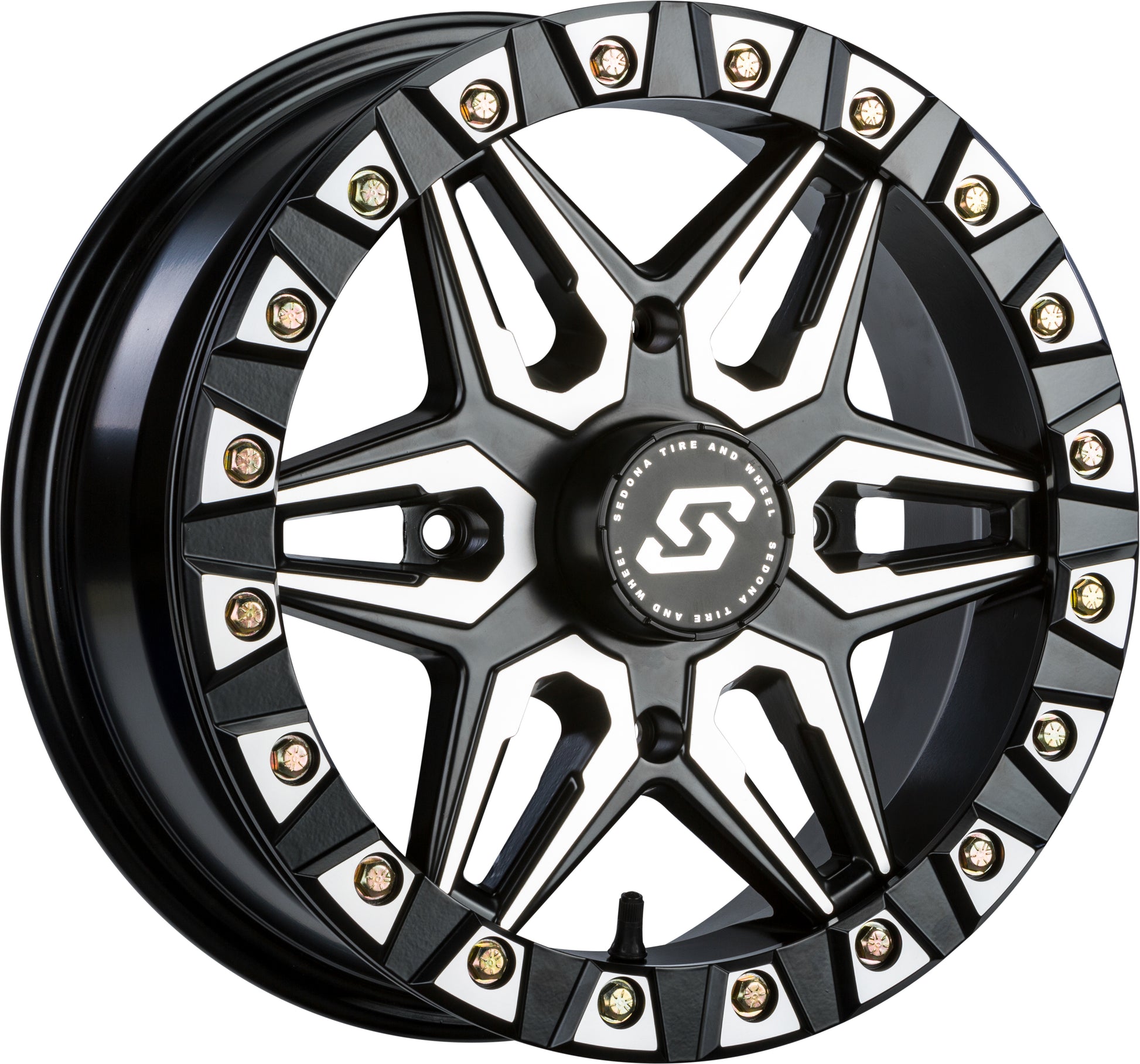 Split 6 Bdlk Wheel 15x6 4/156 5+1 (+38mm) Blk/Machined