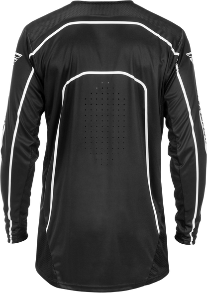 Youth Rayce Bicycle Jersey Black/White Ys