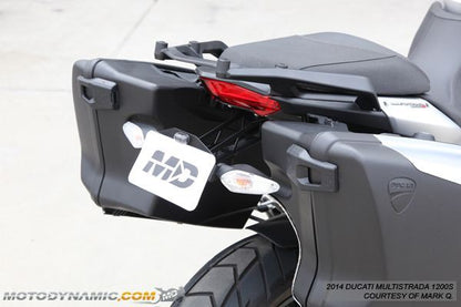 Motodynamic Fender Extension Arm Kit - Ducati Multistrada 1200 2010-2014 with Ducati Bags
