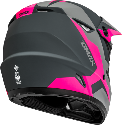 Mx 46 Cyclus Hemet Matte Grey/Pink Xl