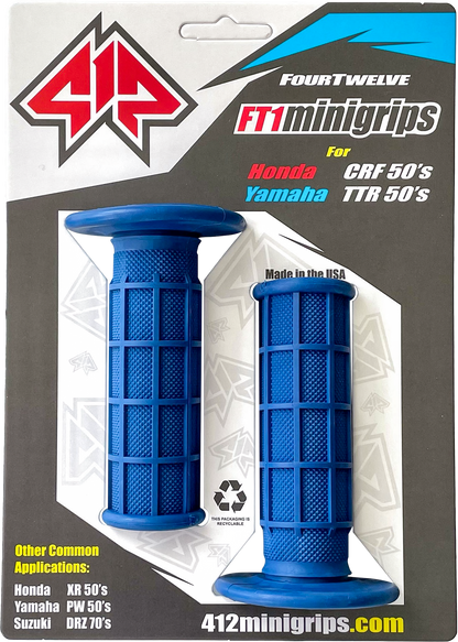 Mini Grips Blue 3/4"
