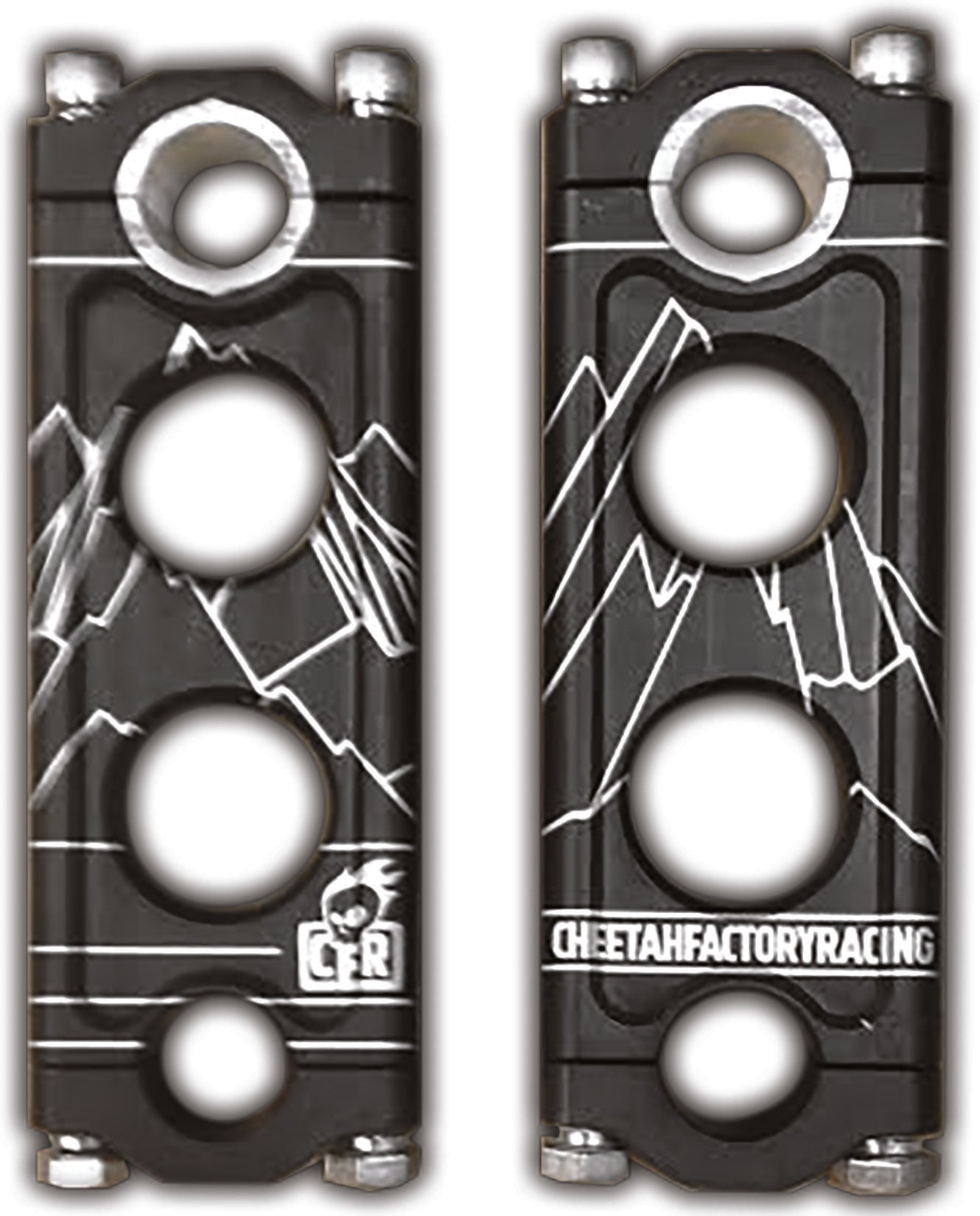 Knucks Risers 6" Black