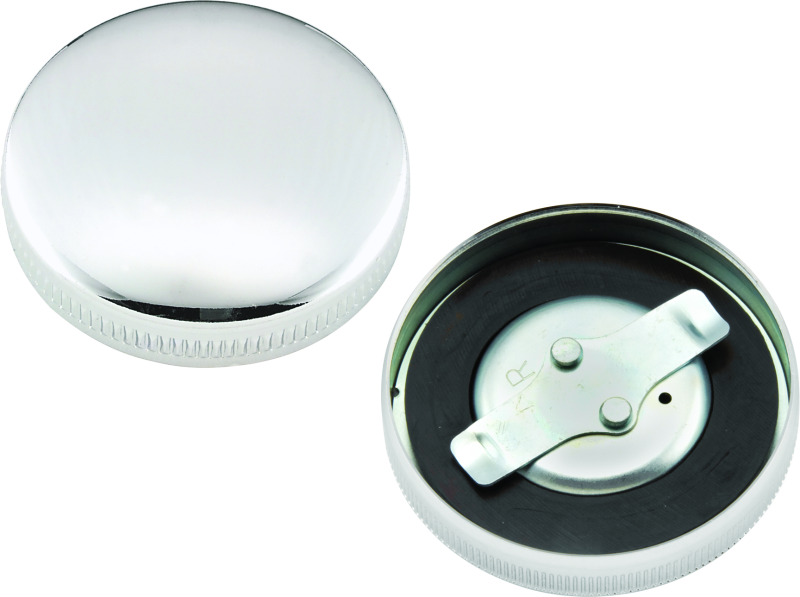 Bikers Choice 36-E73 Chrome Early Non-Vented Gas Cap Fatbob Tank Left Side Replaces H-D 61103-65