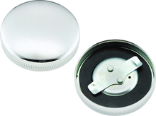Bikers Choice 36-E73 Chrome Early Non-Vented Gas Cap Fatbob Tank Left Side Replaces H-D 61103-65