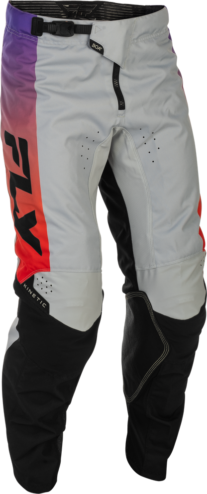Kinetic Pants Grey/Red/Purple/Black Sz 40