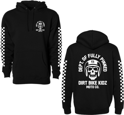 Fully Pinned Youth Hoodie Black Yx