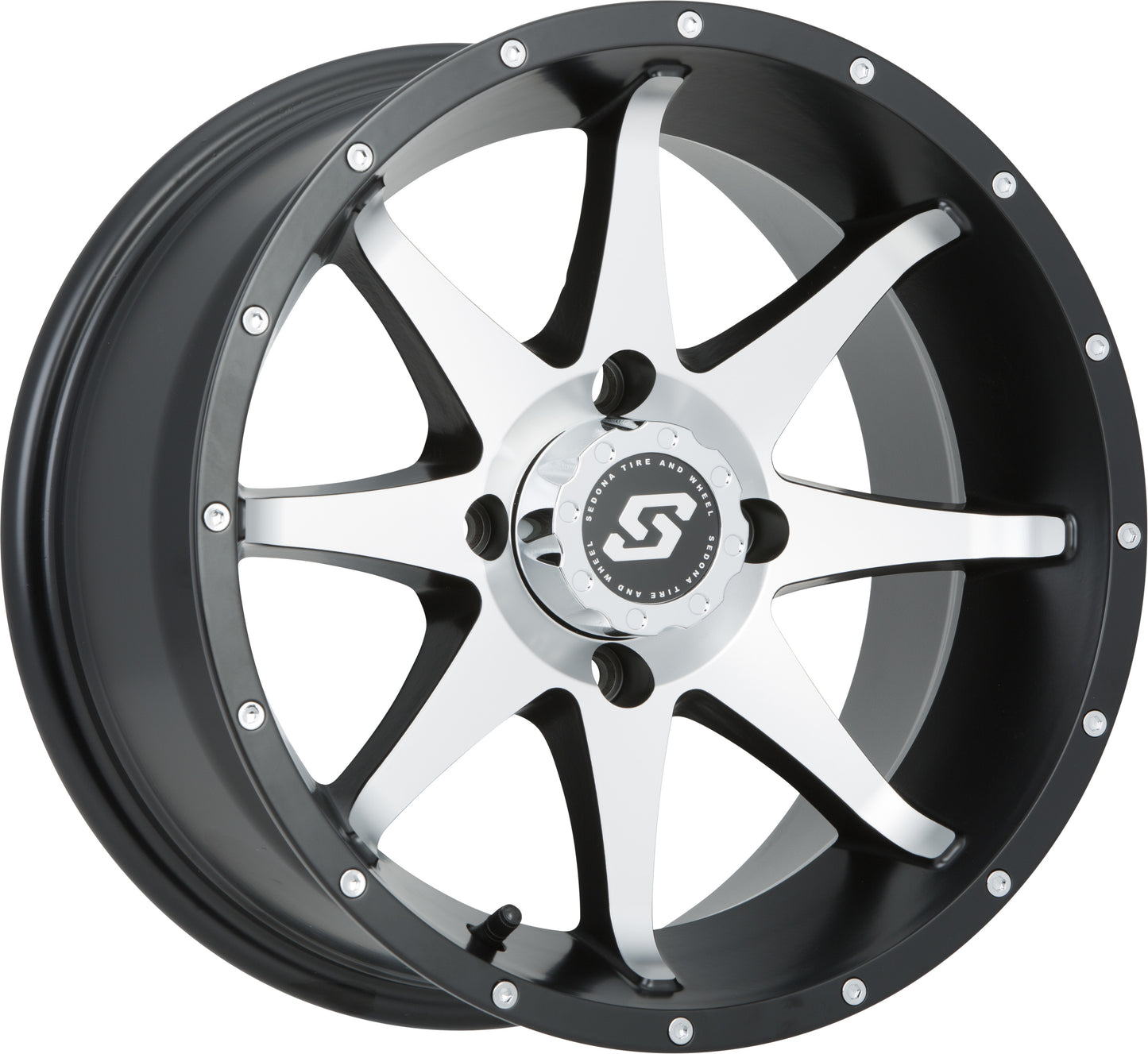 Storm Wheel 14x7 4/137 5+2 (+10mm) Blk/Machined