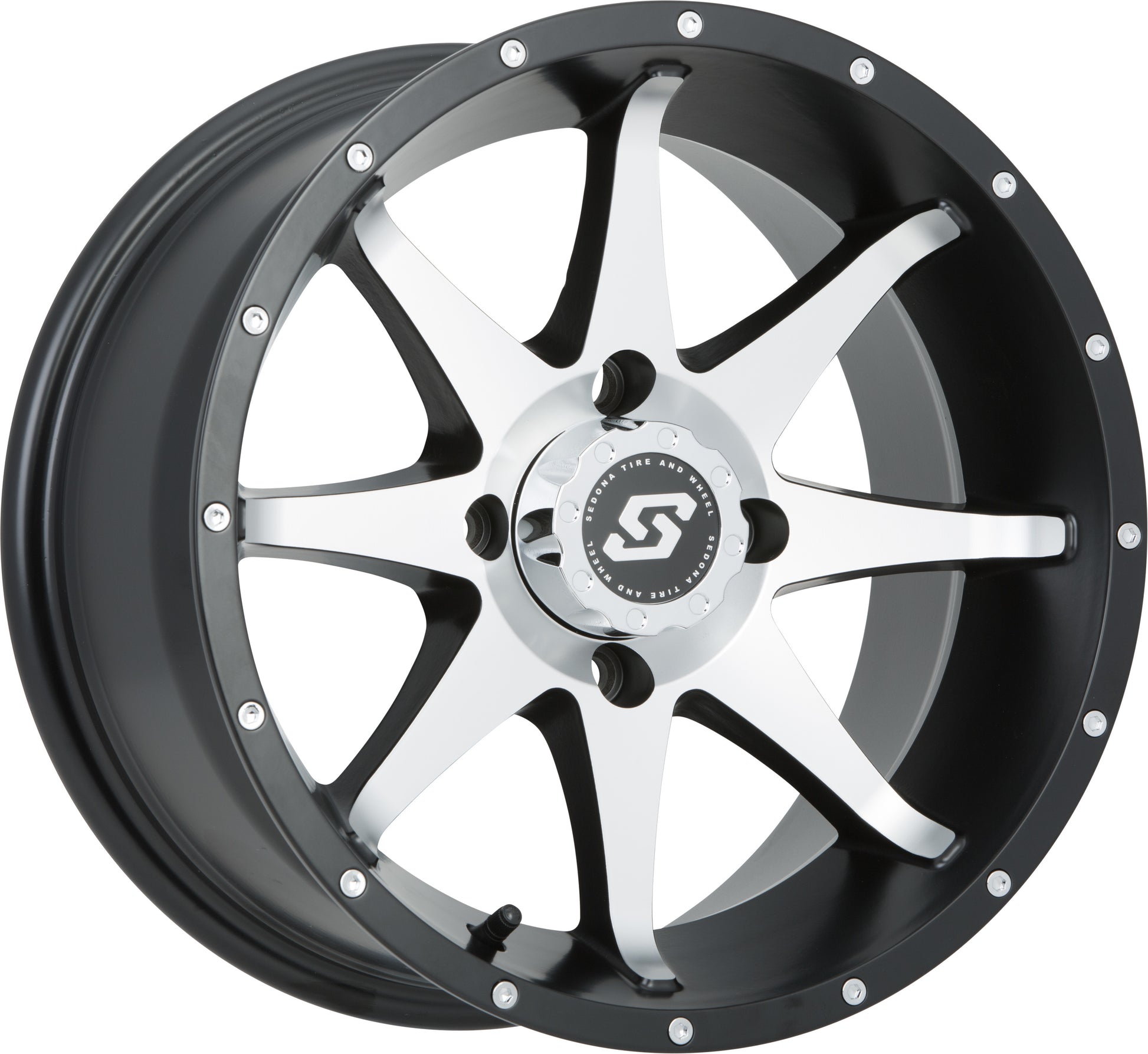 Storm Wheel 14x7 4/137 5+2 (+10mm) Blk/Machined