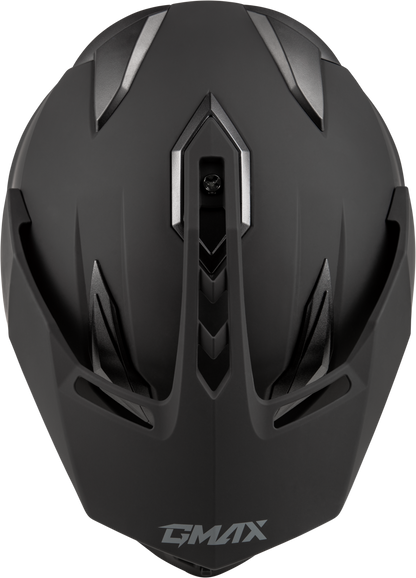 Gm 11s Snow Helmet W/ Elec Shield Matte Black Md