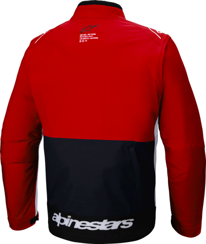 Lite Dura Softshell Jacket Black/Bright Red/White Lg