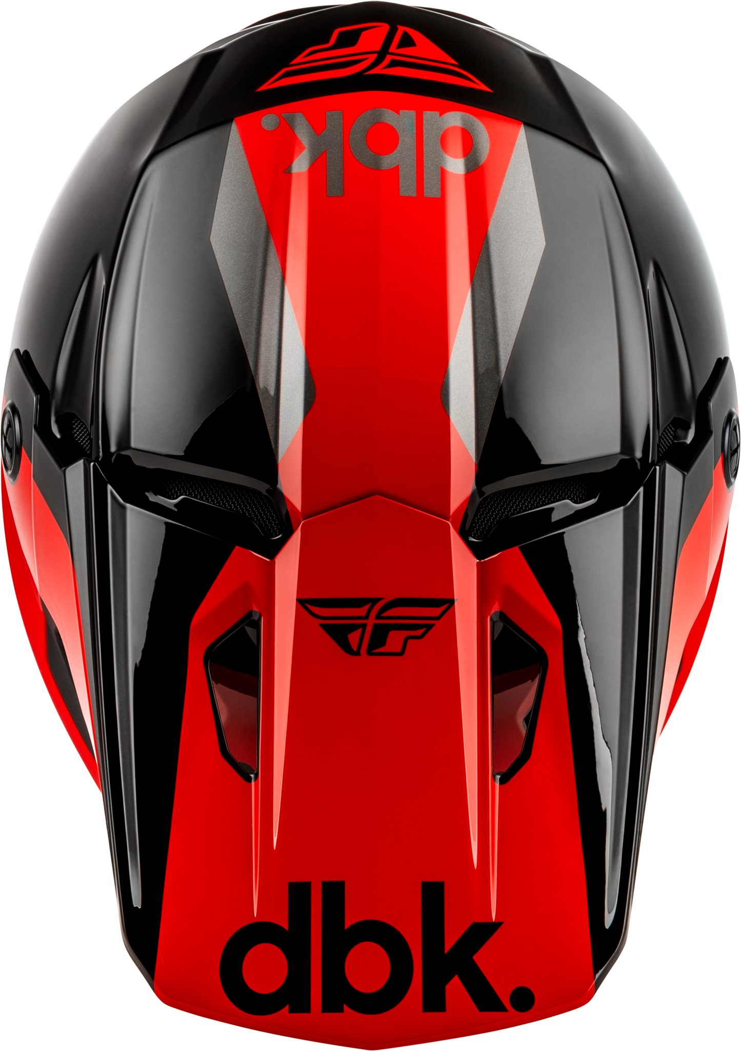 Kinetic Dbk Helmet Black/Red/Grey Lg