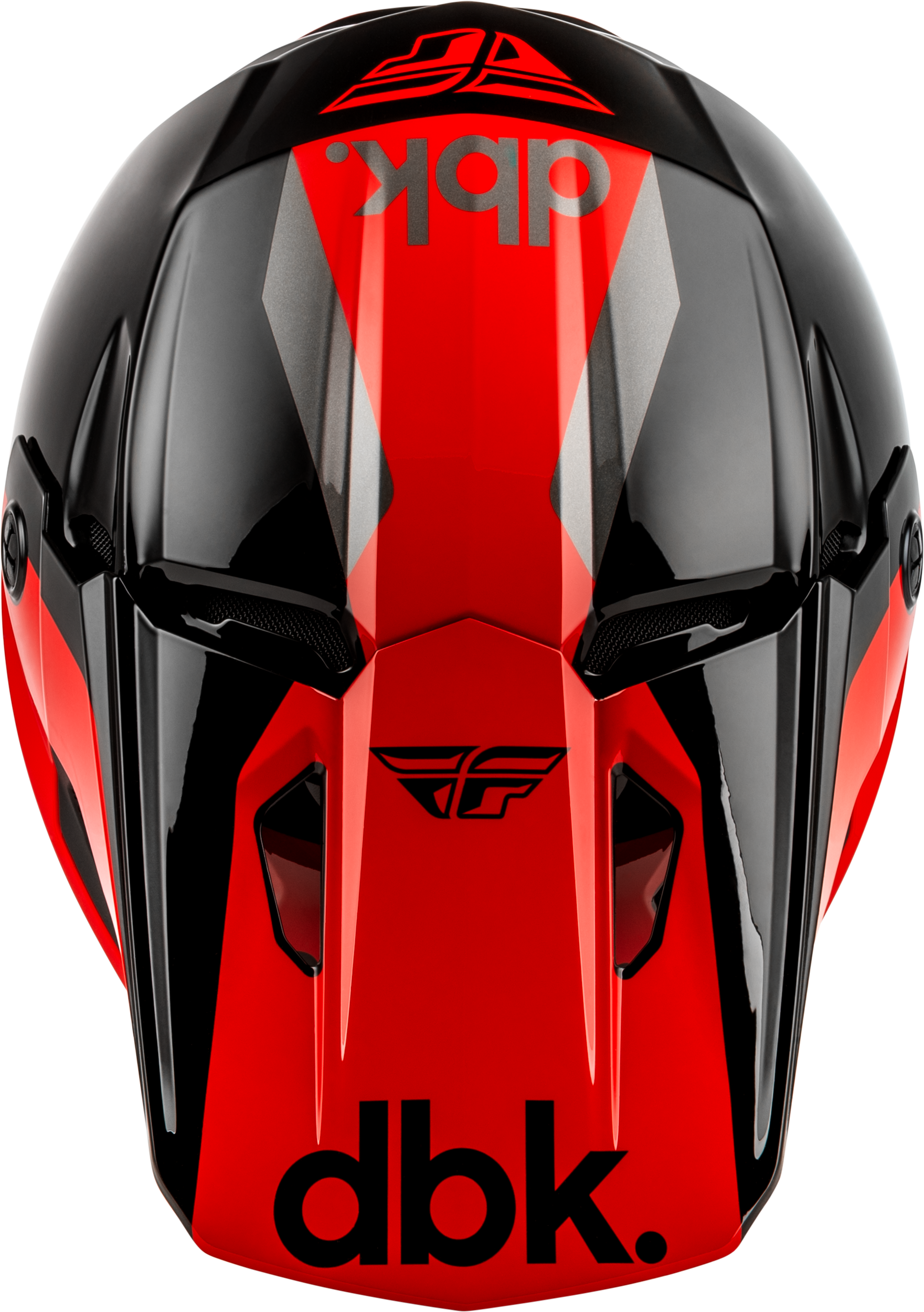 Kinetic Dbk Helmet Black/Red/Grey Lg