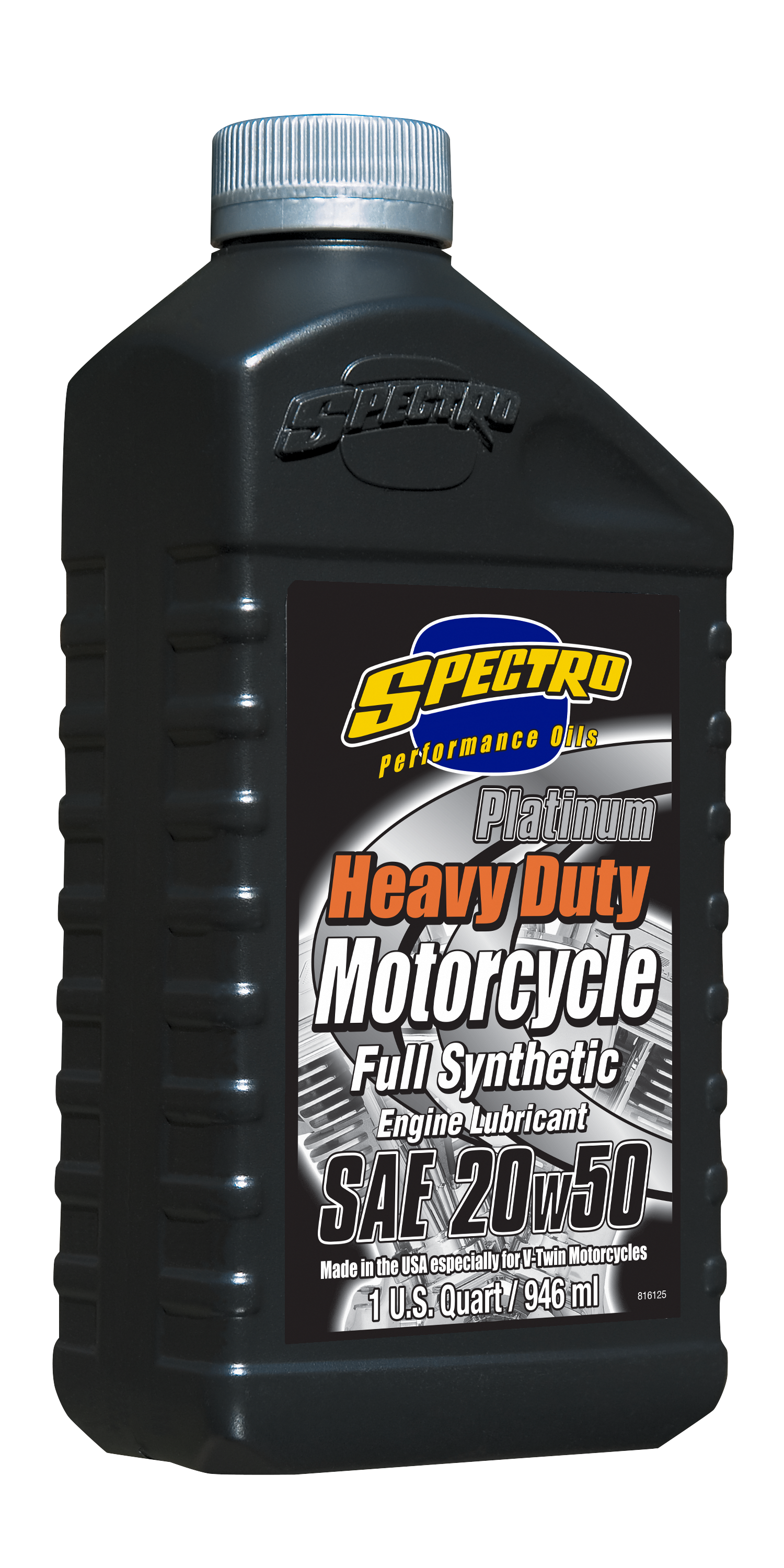 Platinum M/C Full Syn Hd Oil 20w50 1qt